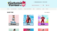 Desktop Screenshot of costumecorner.ie